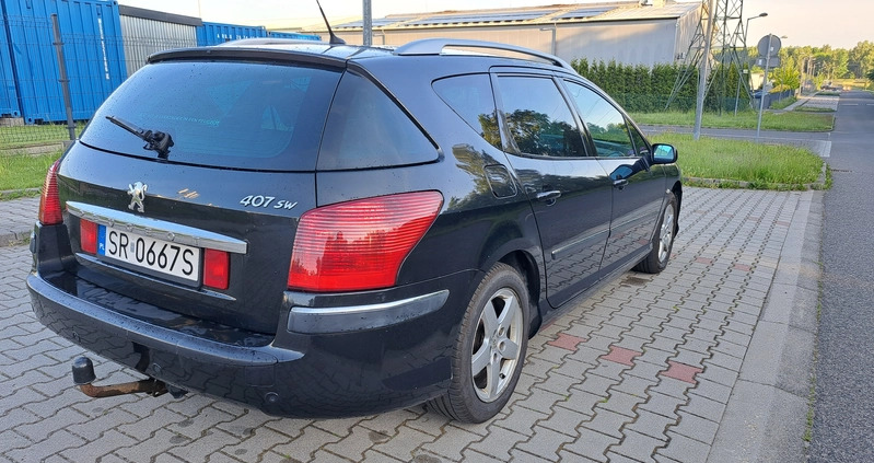 Peugeot 407 cena 8900 przebieg: 280000, rok produkcji 2005 z Rydułtowy małe 172